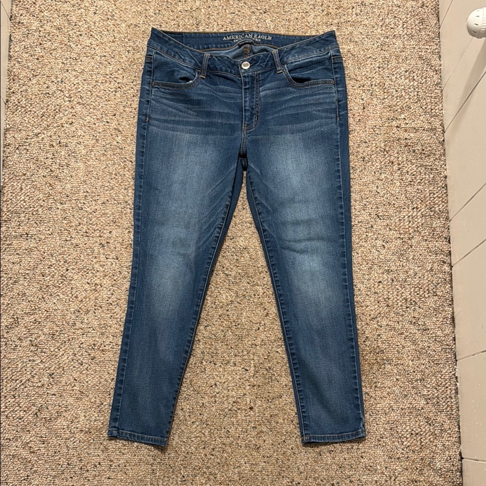 American Eagle Outfitters Dark Blue Jeggings